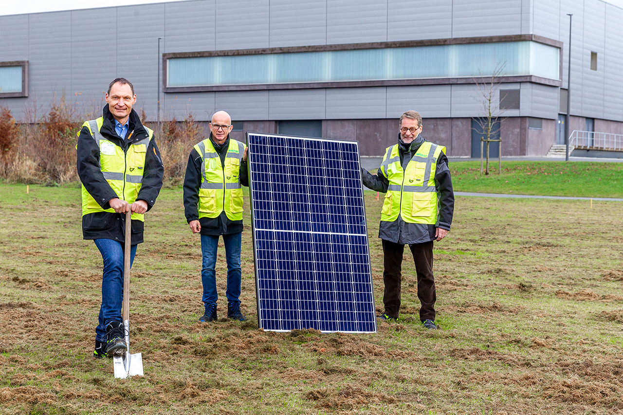 Spatenstich PV-Anlage Echthausen