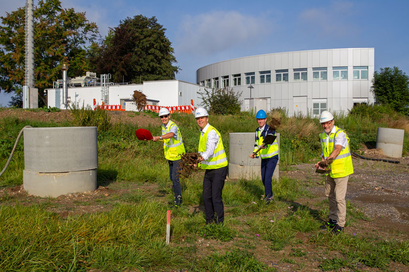 Spatentisch im Wasserwerk Halingen